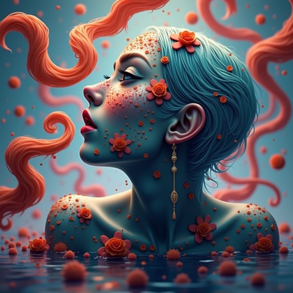 Fantastical Portrait With Deep, Dramatic Colors
