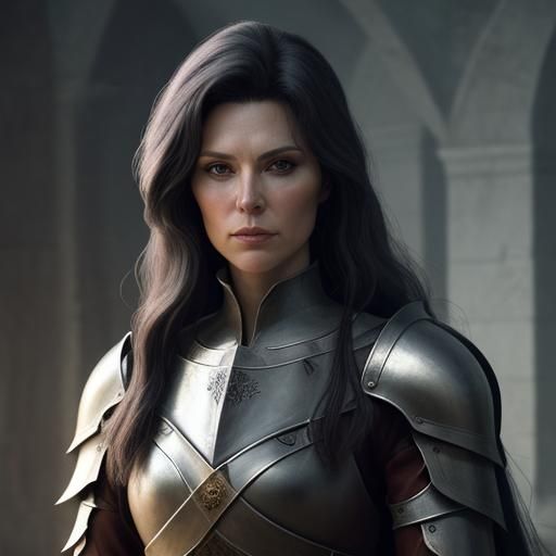 Epic Fantasy Portrait: Female Mage and Young Knight