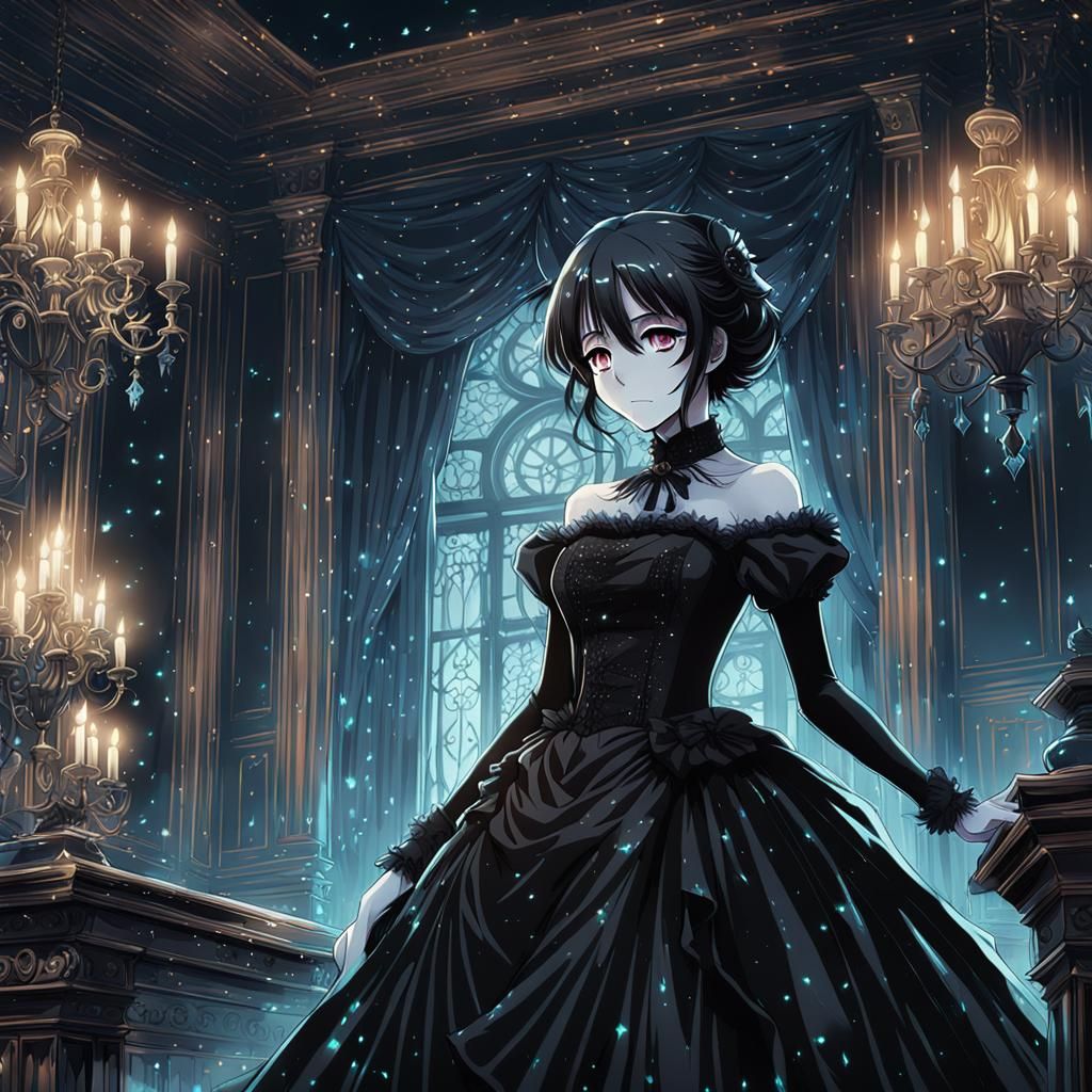 Haunted Anime Girl in Haunted Mansion