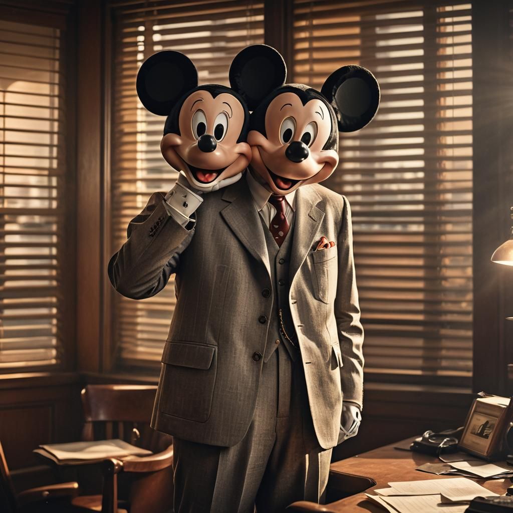 Mickey Mouse and Walt Disney: 1930s Portrait