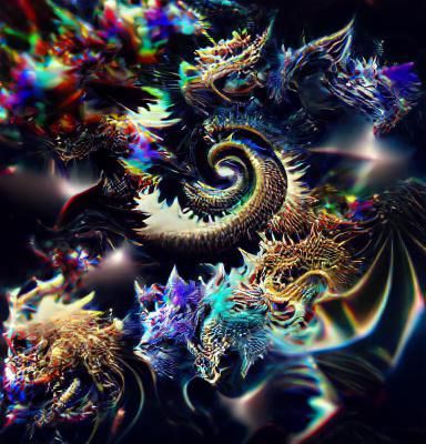 Fractal Chimera Daydream in 8k
