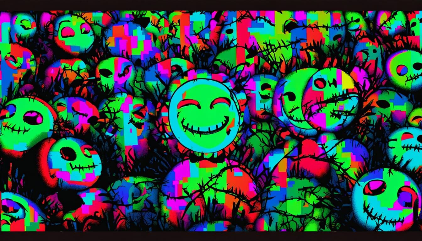 Grotesque Surrealism: Girl in Voodoo Nightmare