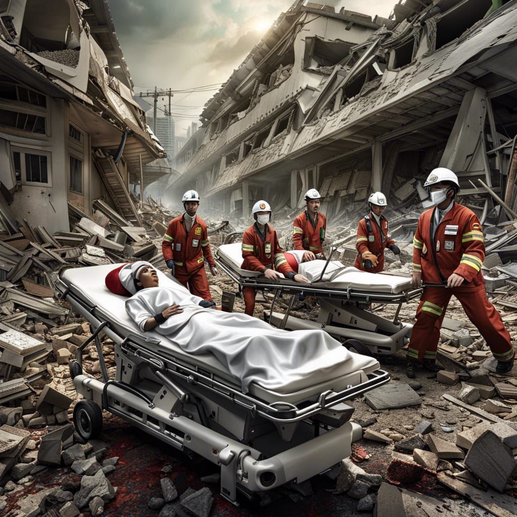 AI Cyborgs Respond to Earthquake Emergency