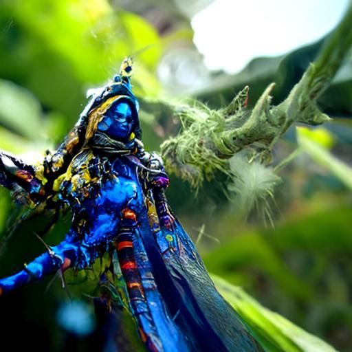 Earth Shaman in Detailed Matte Painting Style