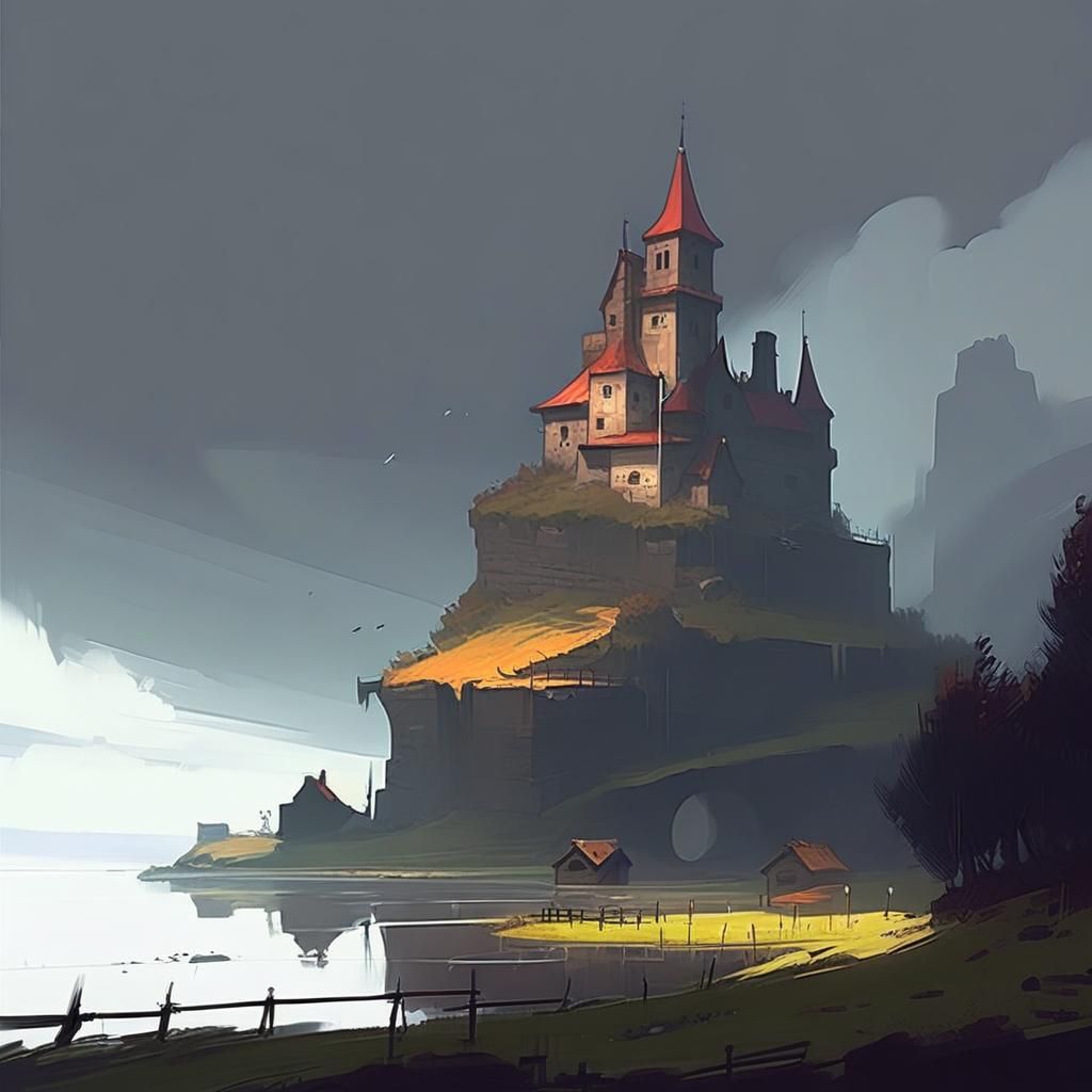 Surreal Landscape in Rocha Style