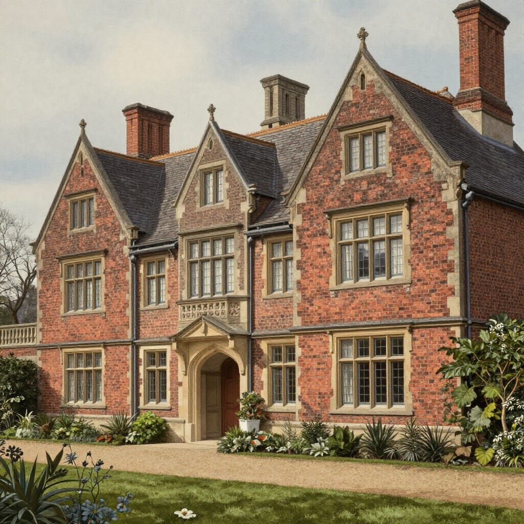 Mid Victorian Lodge with Tiled Walls and Sash Windows