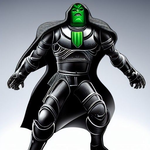 Victor von Doom as Knight in 8k