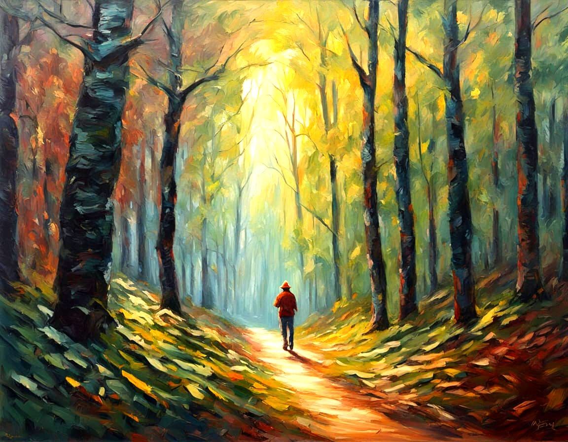 Impasto Painting Technique Sample