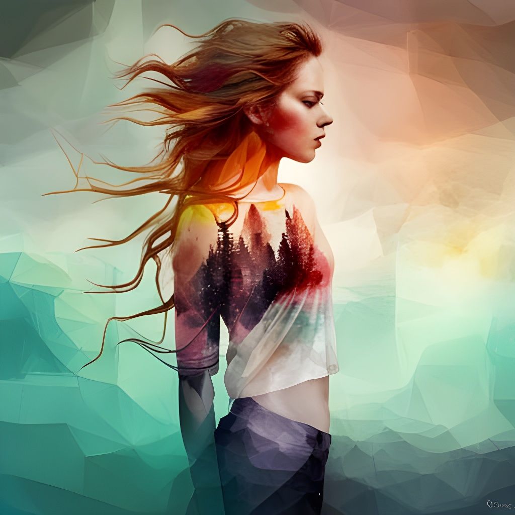 Beautiful Double Exposure Effect Art