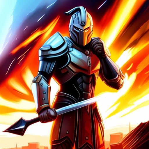 Intricately Detailed Spartan Concept Art in Color