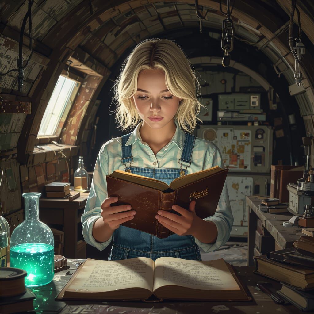 Girl Discovers Grandfather's Secret Formula in Underground L...