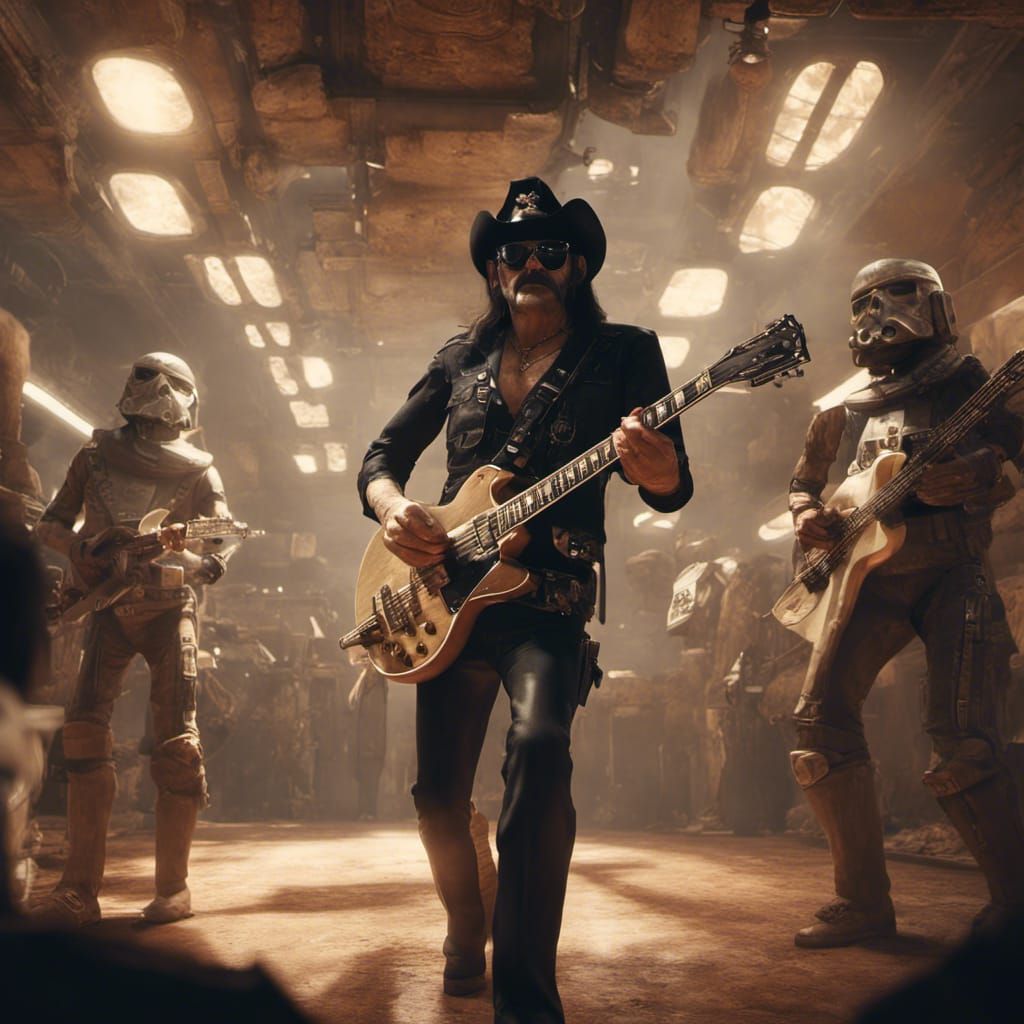 Lemmy Rocks Mos Eisley Cantina: 3D Game Cinematic