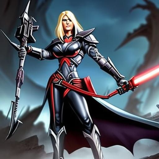 Dark Eldar Warrior with Laser Rifle in Warhammer Fan Art