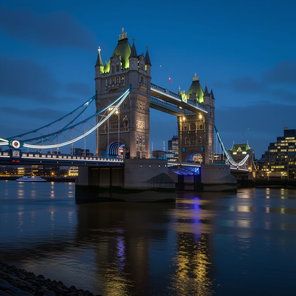London Bridge in Winter