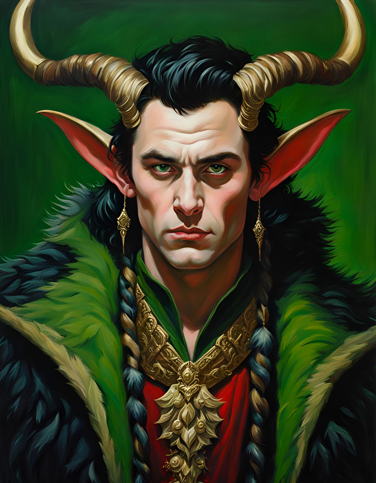 Satyr Loki or Krampus?