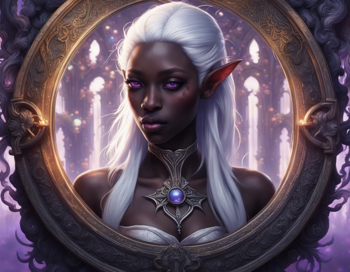 Magical Mirror: Light Elf and Dark Elf Encounter