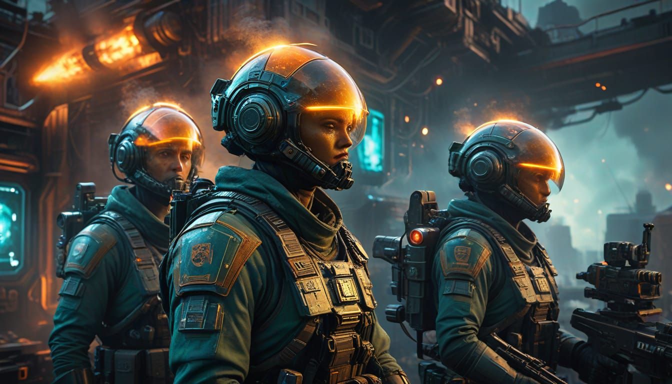 Futuristic Defense Against Alien Invasion