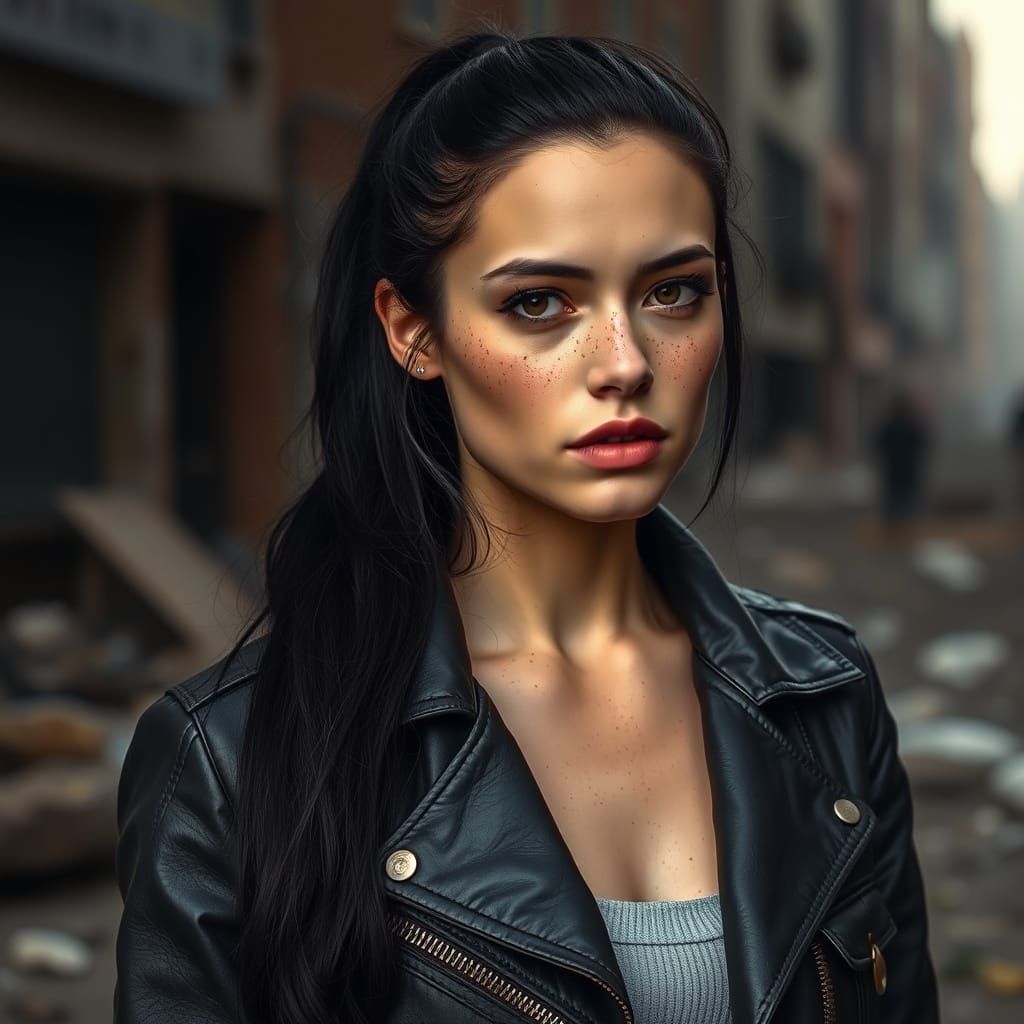 Survivor in Ruins: Fashion Photography Aesthetic