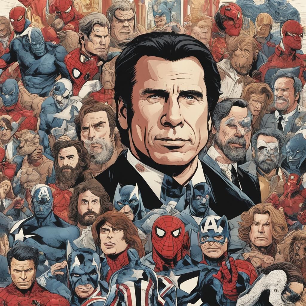 John travolta as Marvel's Morbious