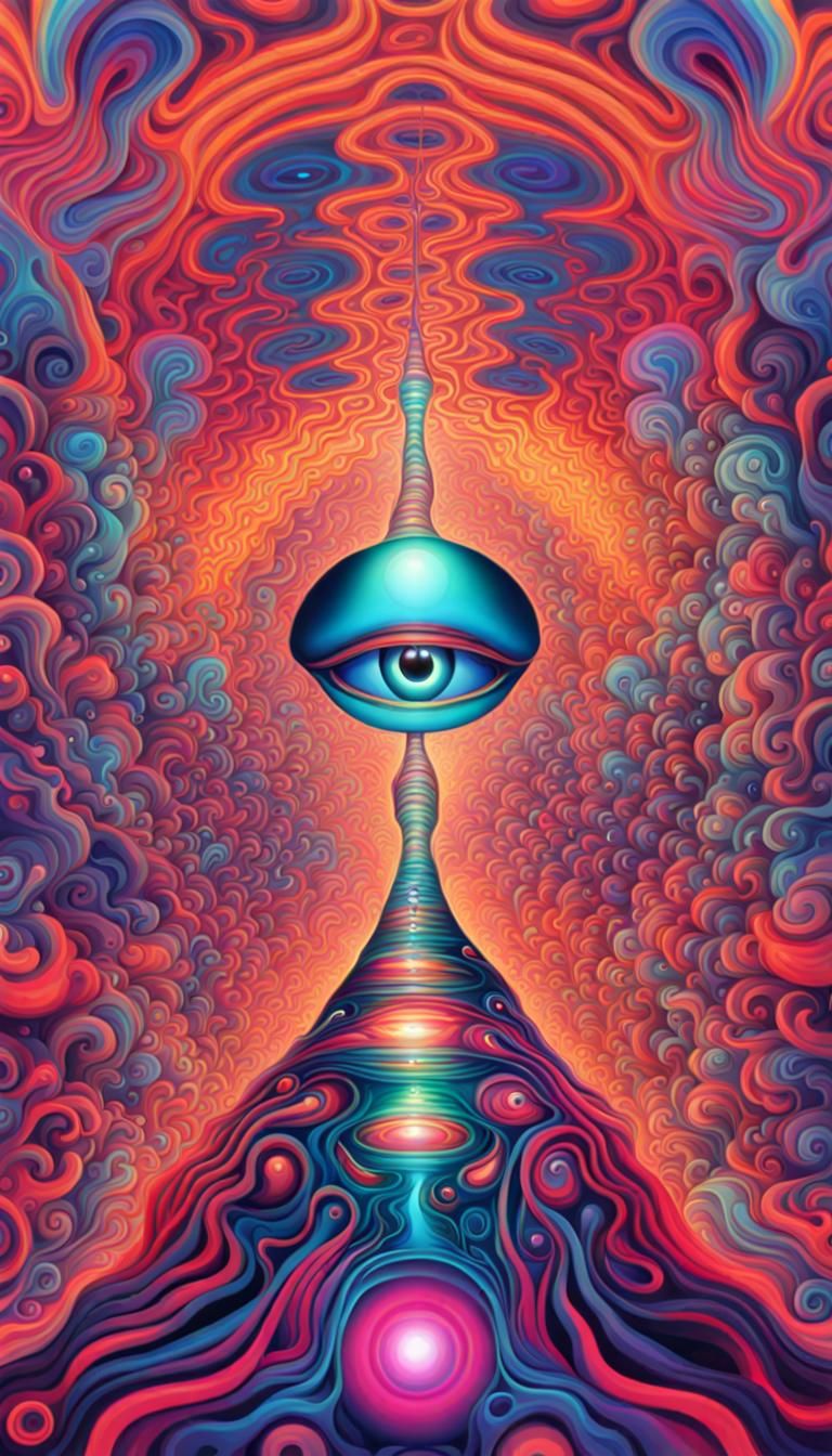 Psychedelic AI Hallucinations: Surreal Deep Perspective