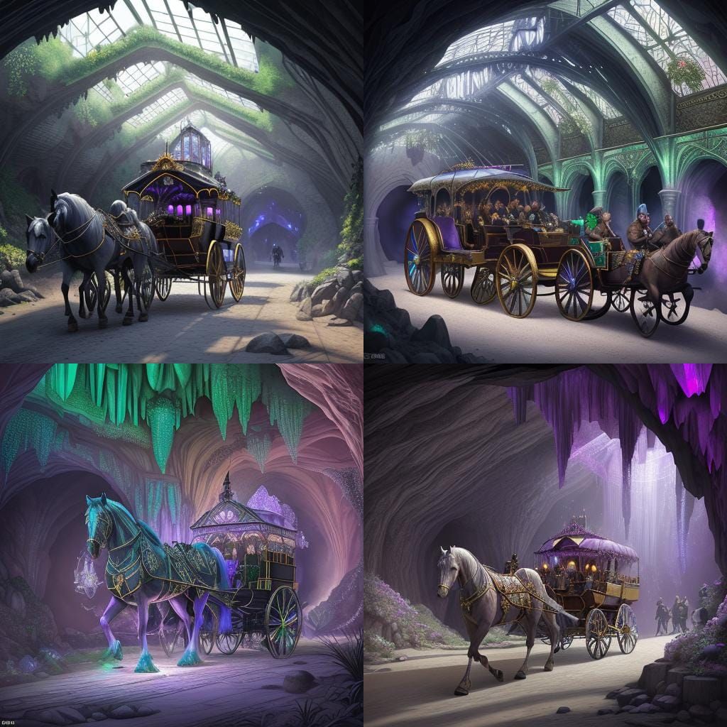 Iridescent Crystal Palace: Dwarves and Goblins in Cave