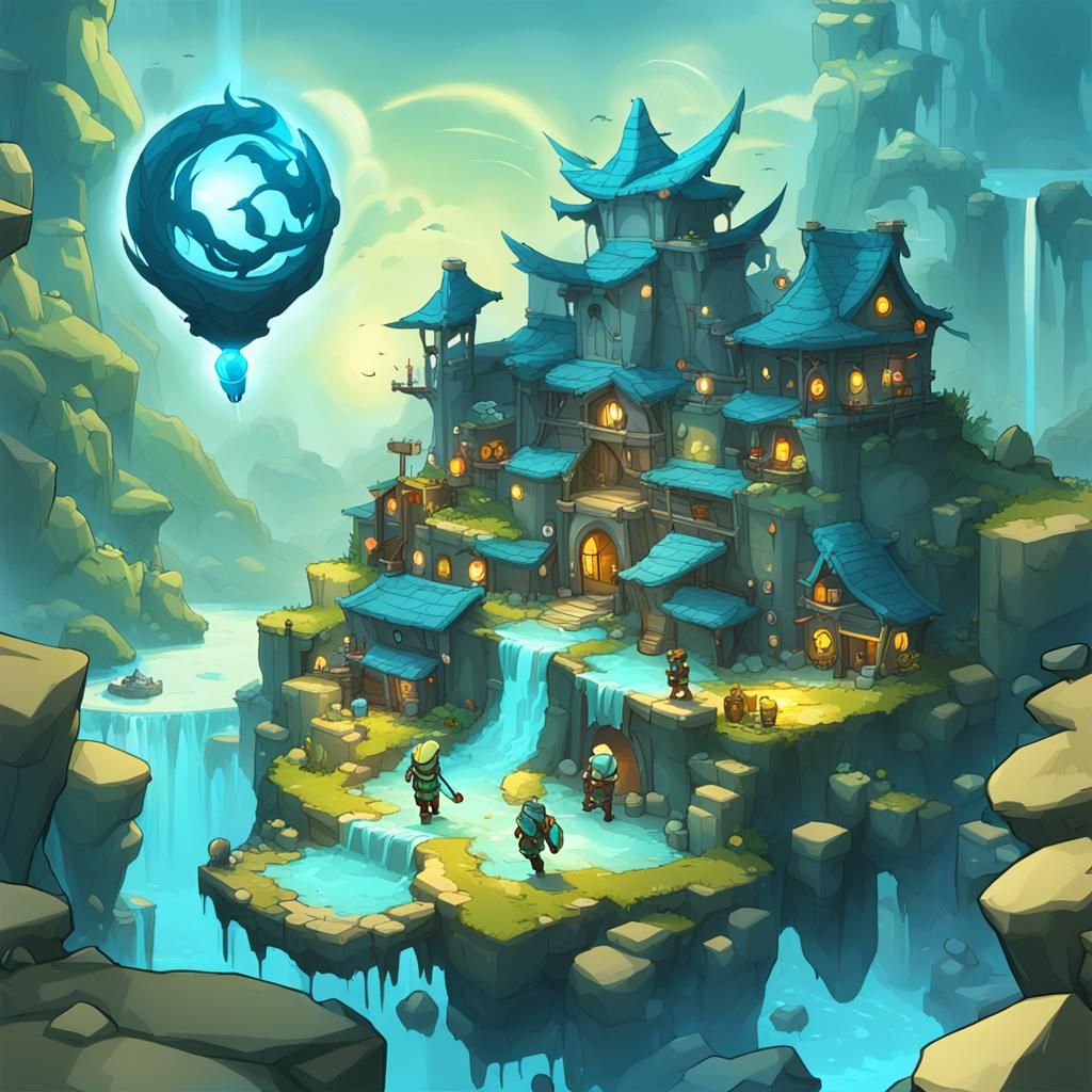 Dofus Zaap Shines with Blue Light
