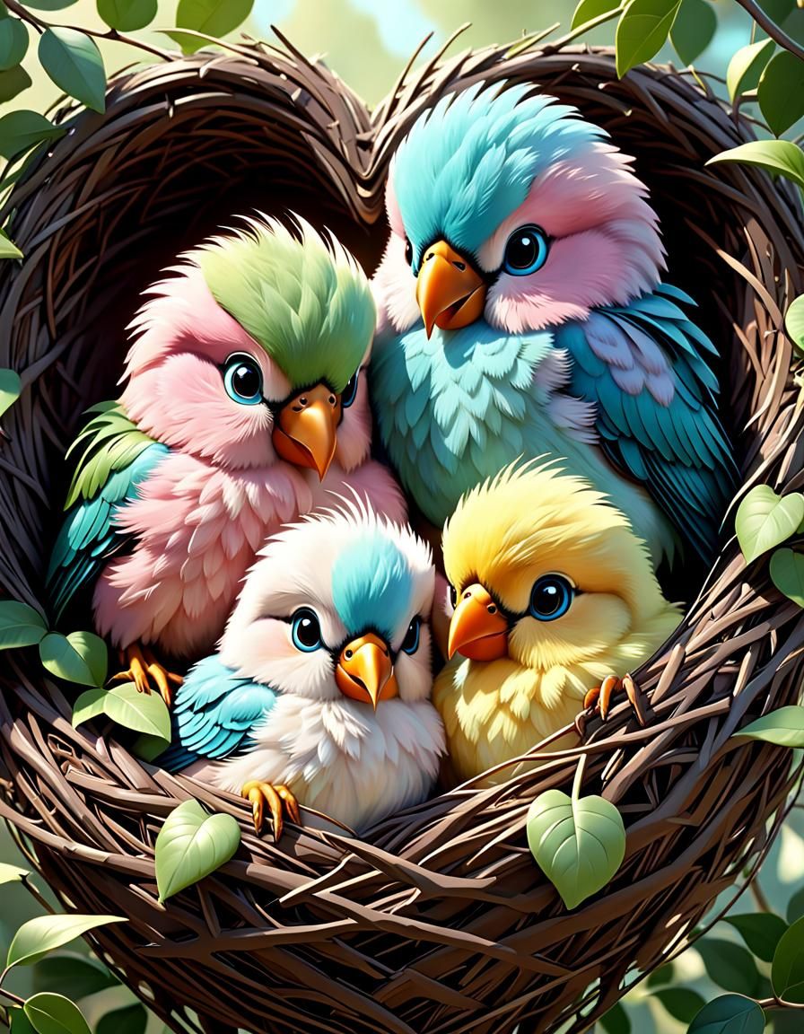 Love Birds Nest