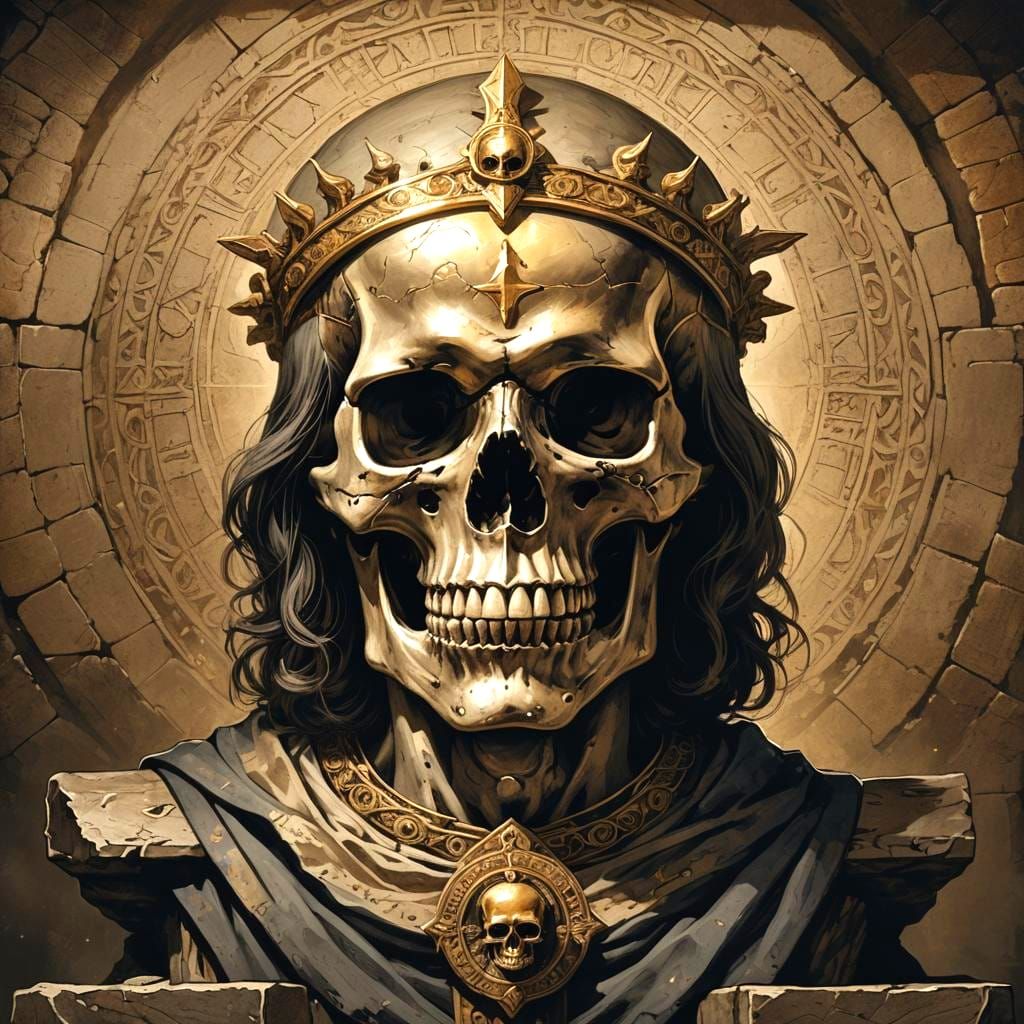 Resolute Skull: Strength, Honor, and Protection