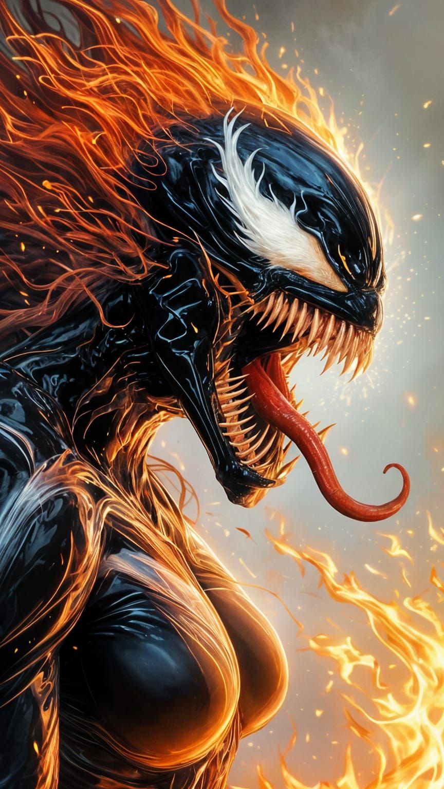 Cosmic Phoenix with Venom Symbiote