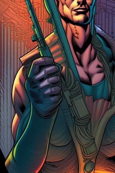 Dynamic Comic Book Art Illustration