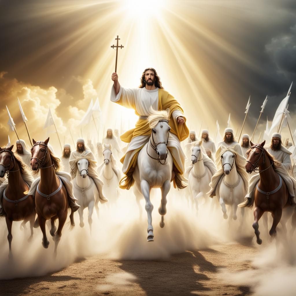 Heavenly Cavalry Charge at Armageddon