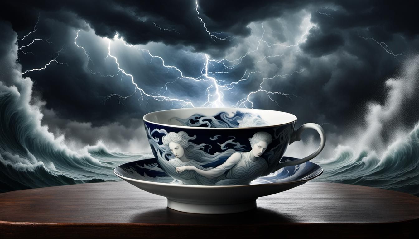 Storm in a Teacup: A Visual Metaphor