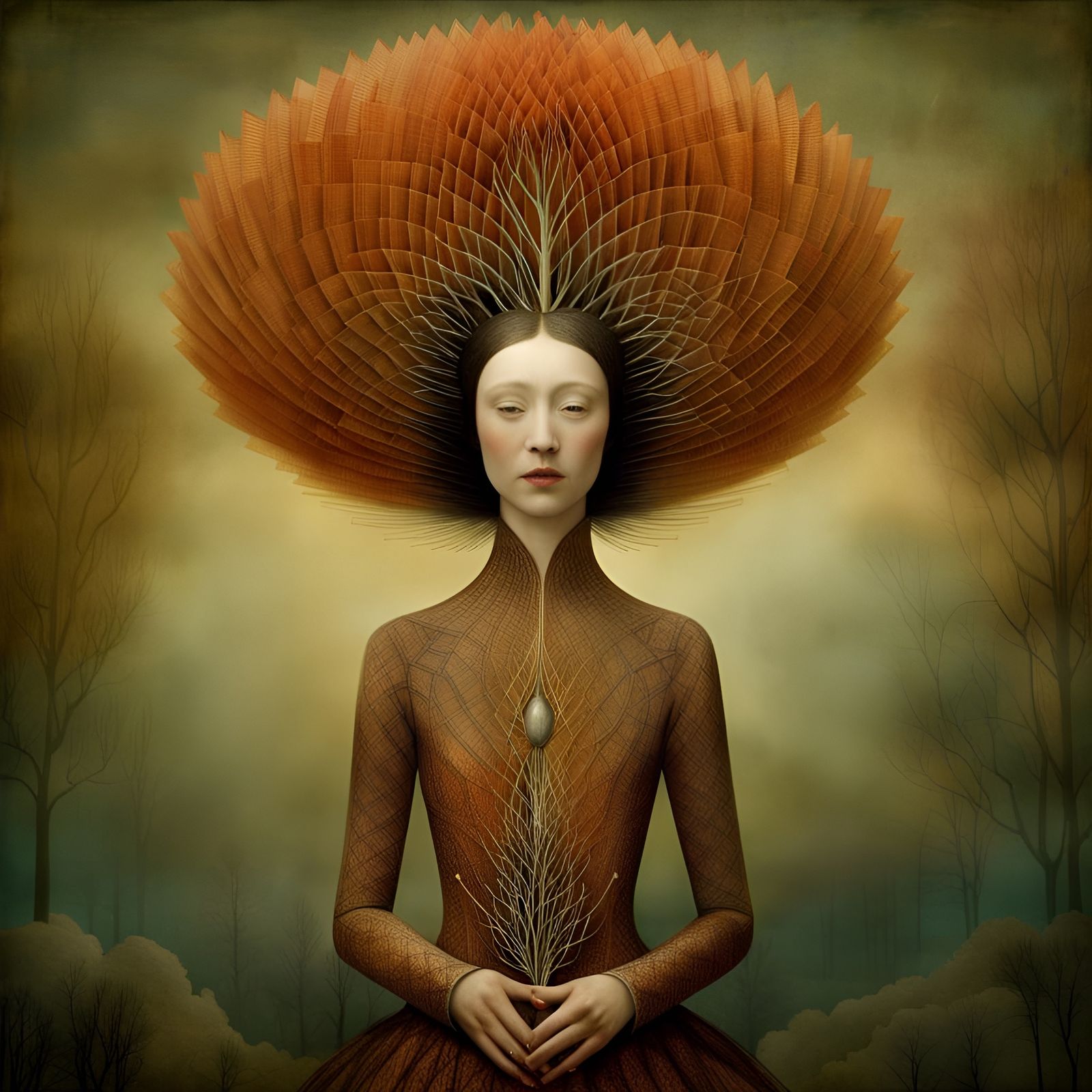 Surreal Conception of Self Love: Detailed Photograph