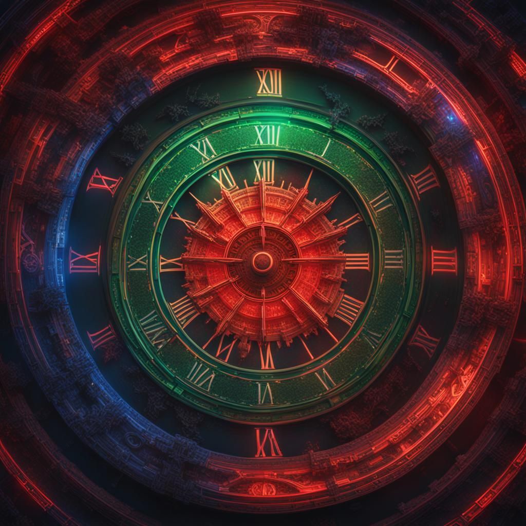 Time Passes Through a Circle of Light