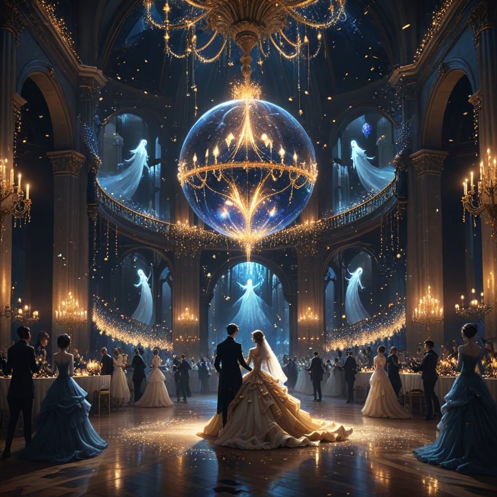 Friendly Ghosts Haunt a Dark Fantasy New Year's Eve Ball