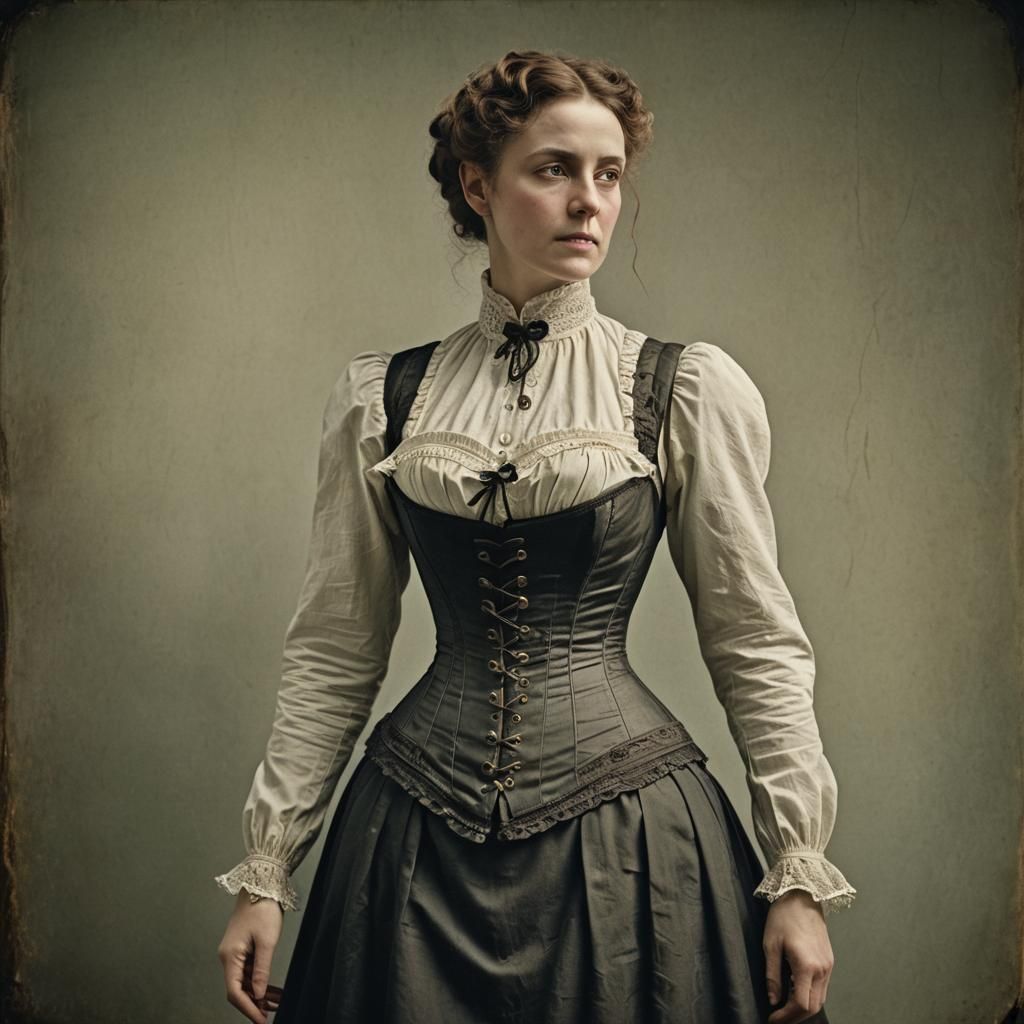 Victorian Corsetry: Hourglass Figure in Cinematic Style