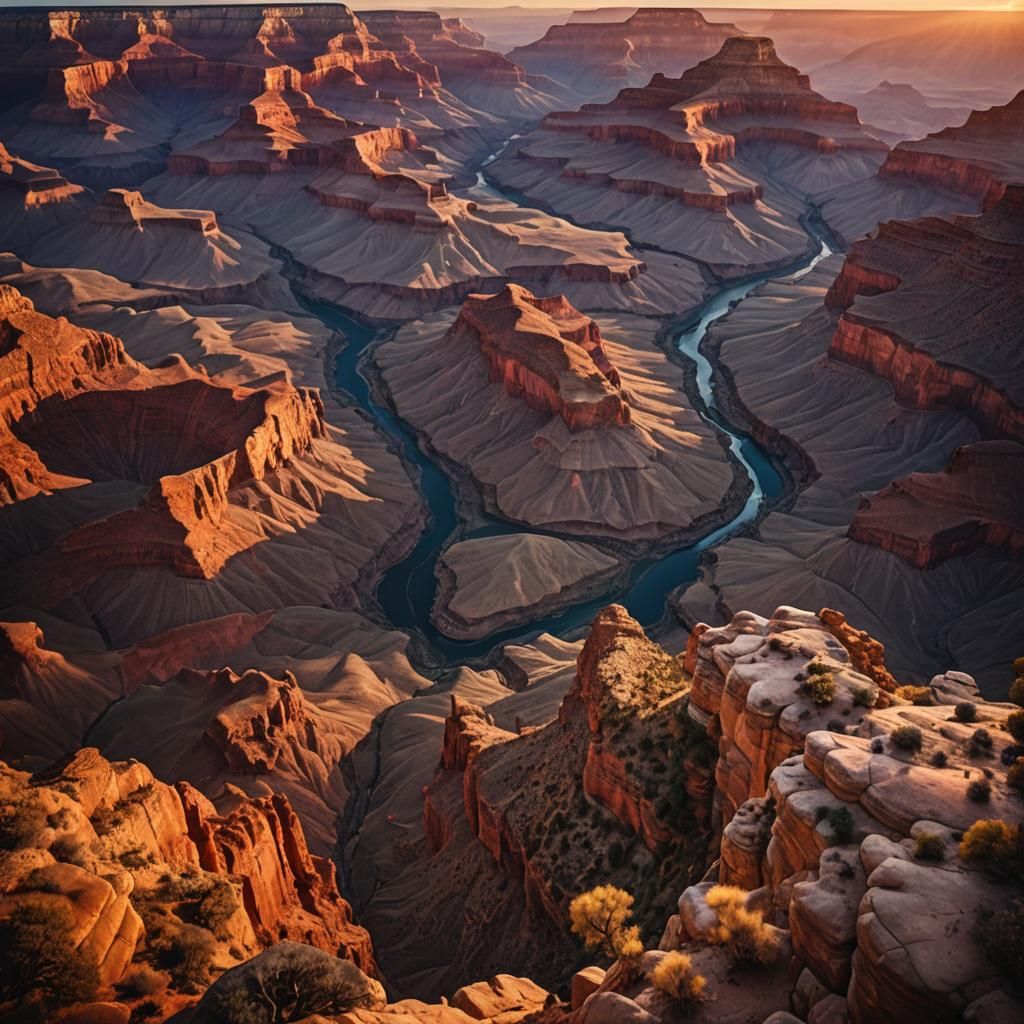 Grand Canyon Sunset: Cinematic Landscape Photography