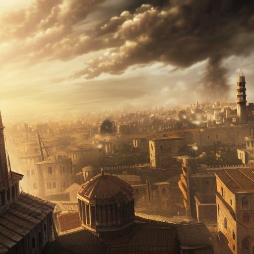 Attack on Titan on Constantinople Walls