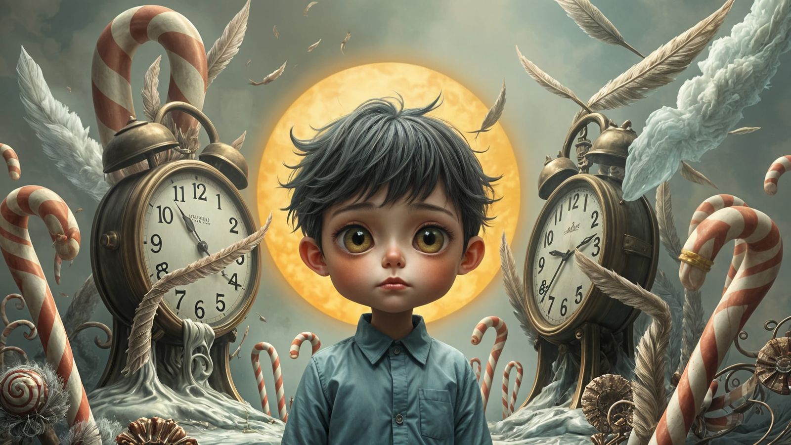 Ethereal Dreamscape Emanating Hope