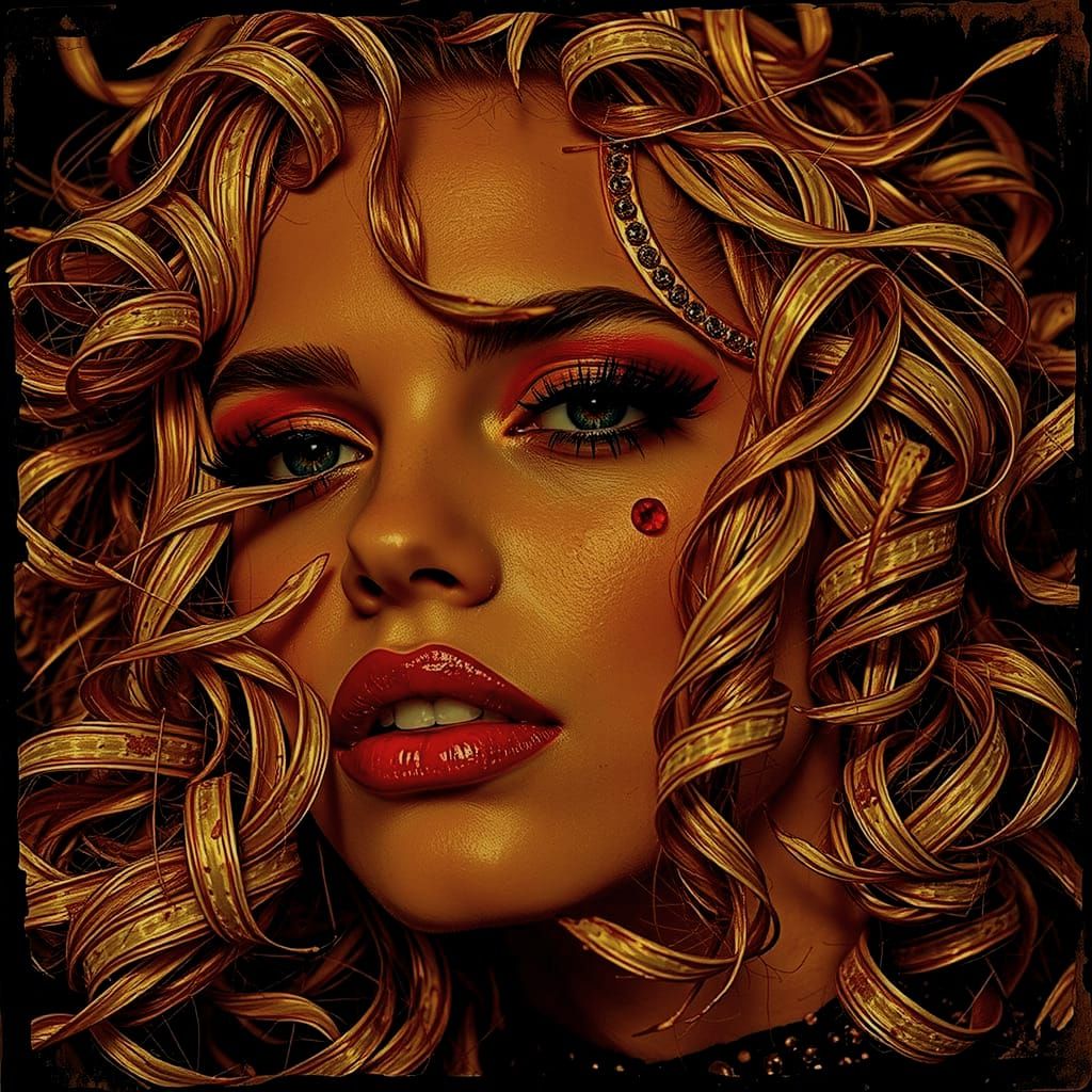 Untamed Spirit in Rough Glamour Style