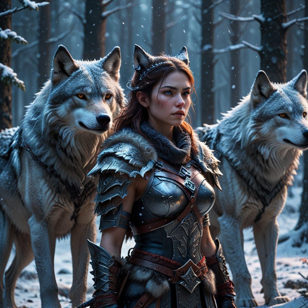 Ethereal Warrior of Winter's Fury