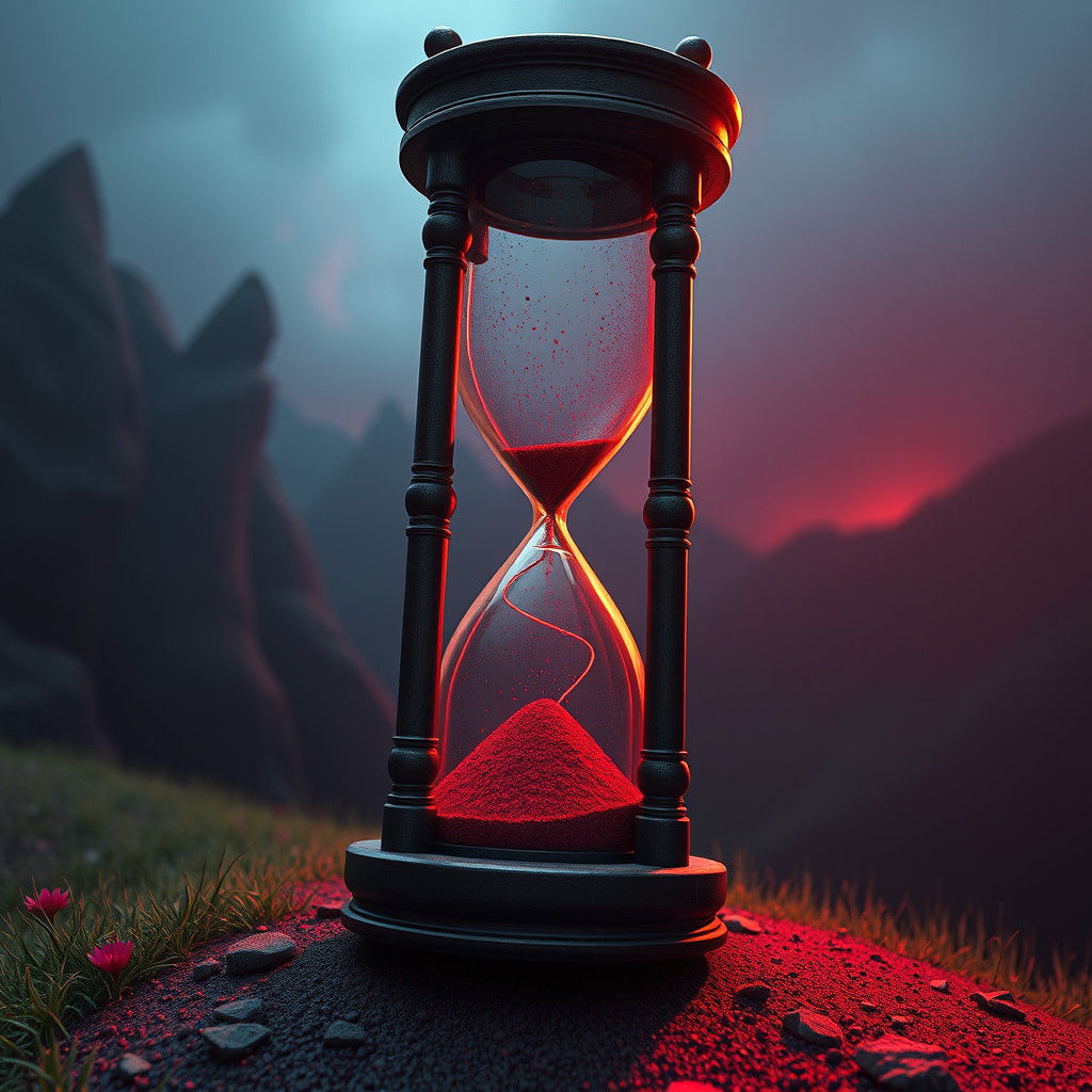 Wizard of Oz Hourglass in Detailed Matte Painting