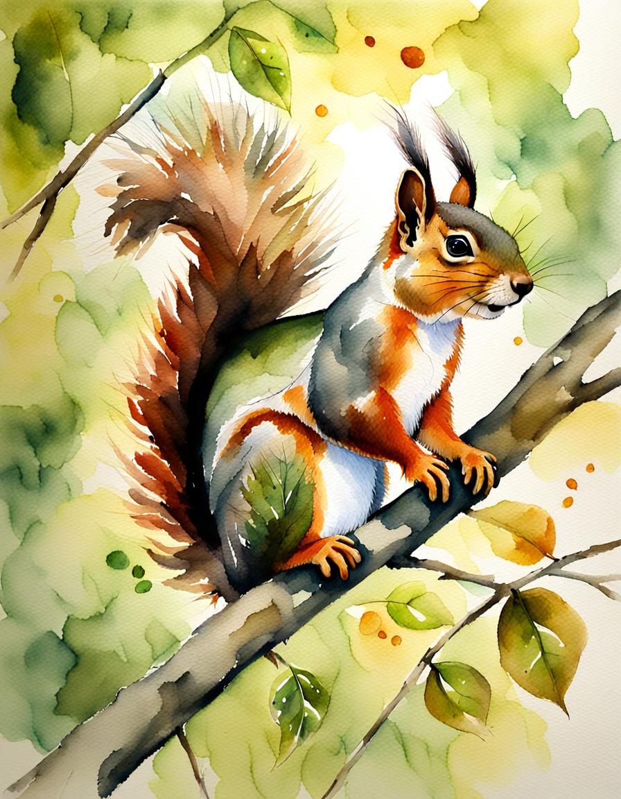 Squirrel (Mallory Reese's 1-Word-Prompt + Prompt Magic Challenge #18)