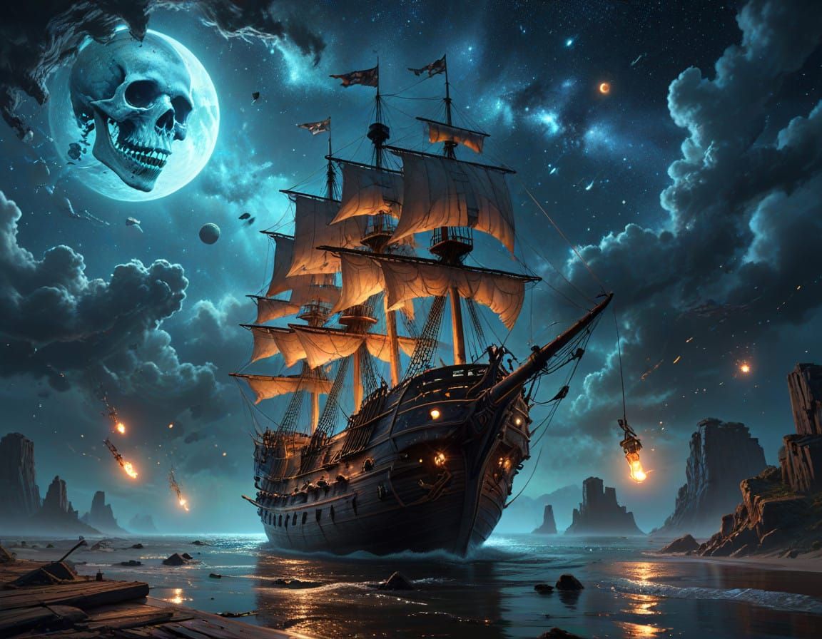 Cosmic Corsair: The Celestial Voyage of the Starlit Pirate S...