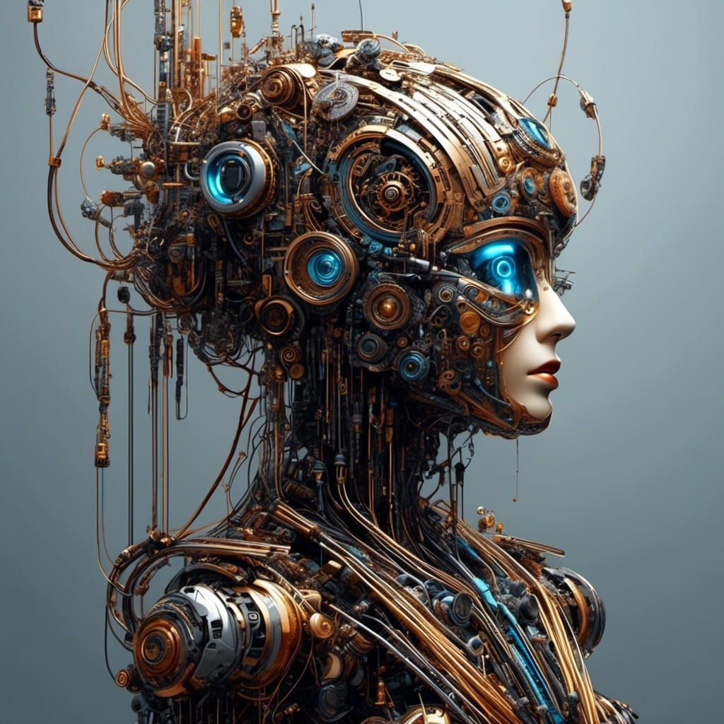 Ed Sheeran Robotic Companion in Folk Art Style