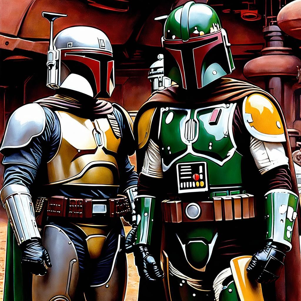 Sylvester Stallone Rocky, Boba Fett armor, tatooine cantina