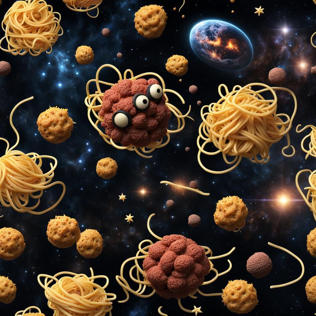Spaghetti and Meatballs from Outer Space