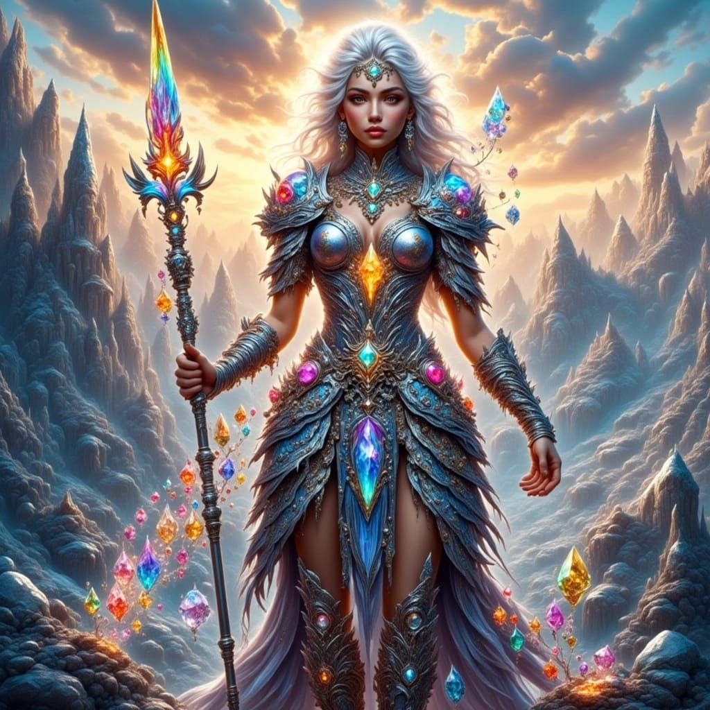 Diamond Earth Elemental Majestic Fantasy Art