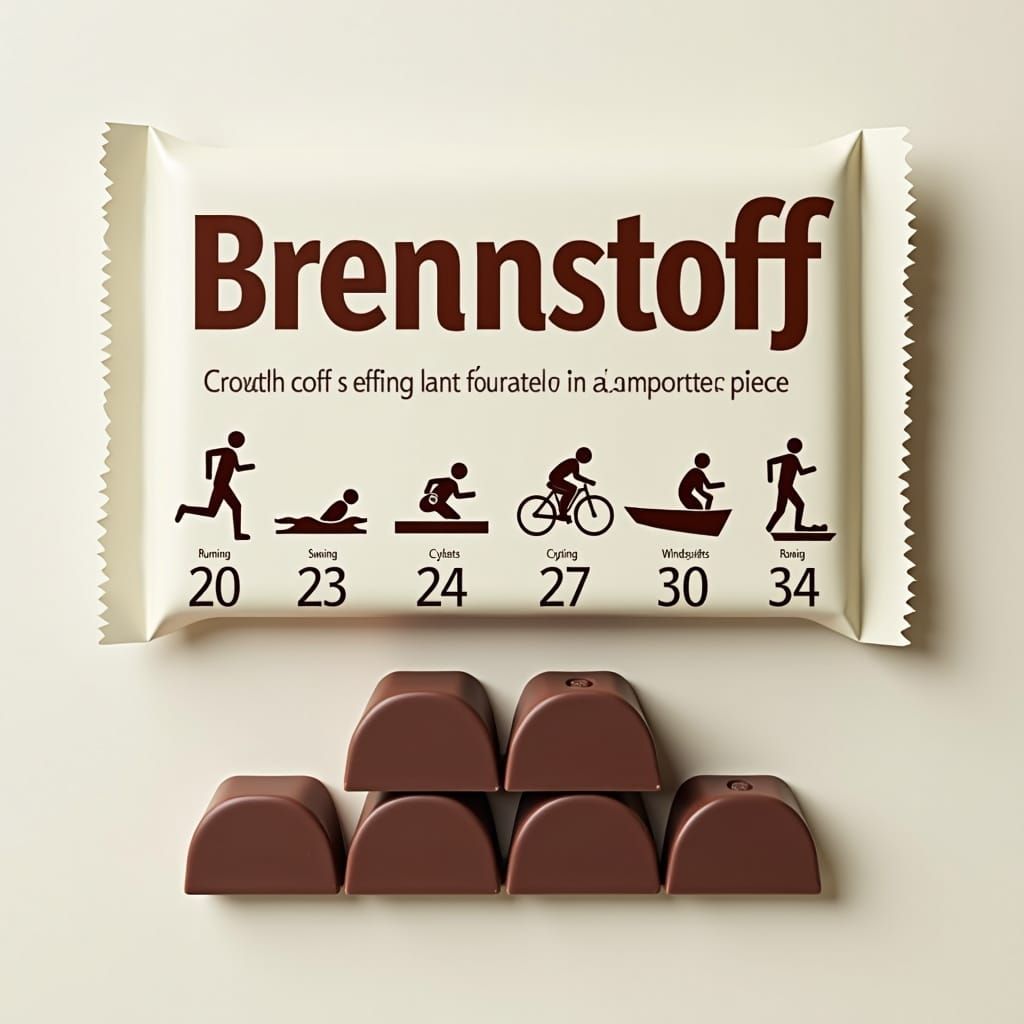 Brennstoff Chocolate Bar: Sports Activity Calorie Burn