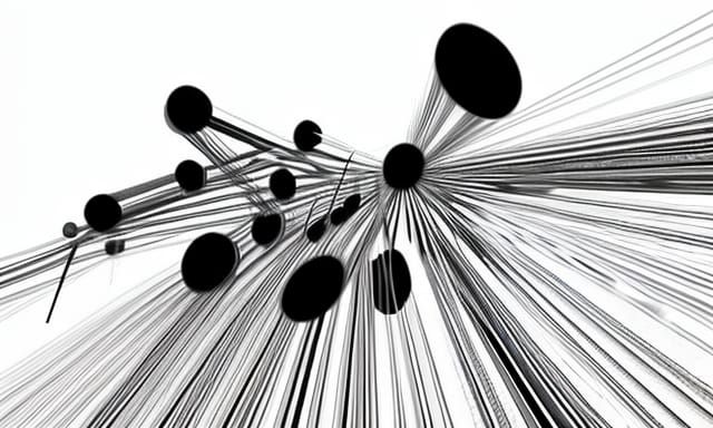 Abstract Graphic Score Depicting Time as Fractal Art